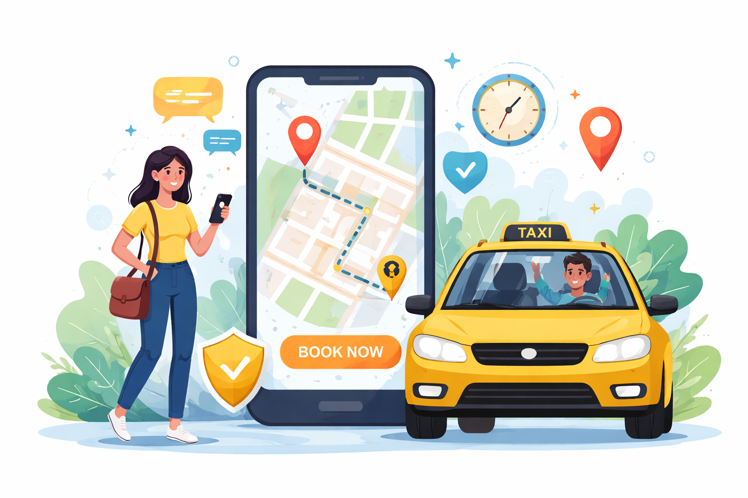 One Way Taxi Booking Process